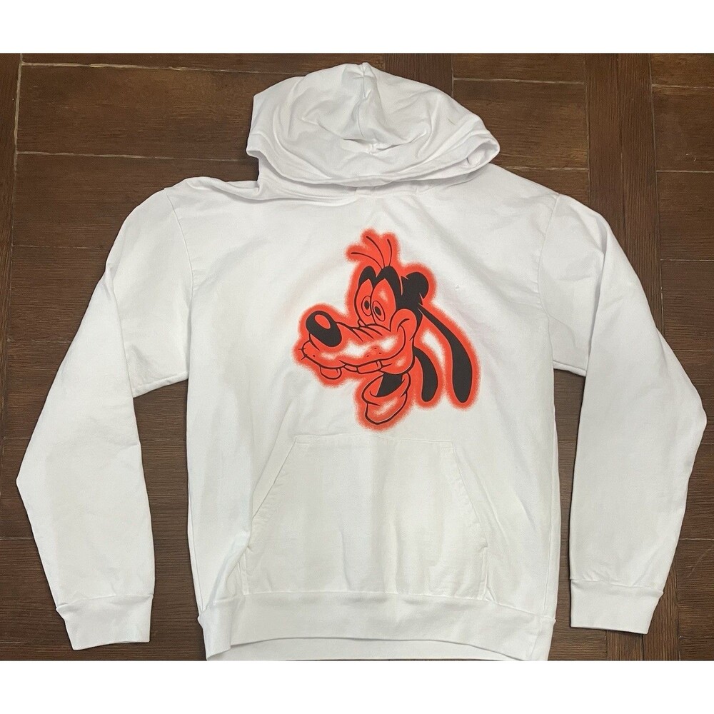 Noon Goons Disney Hoodie Mens Large Goofy Goofball Fleece Graphic Sweater USA